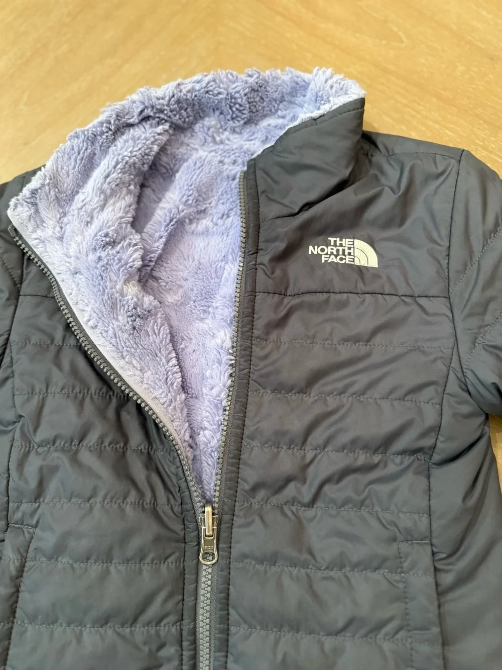 The North Face Girls’ Reversible Fleece-Lined Jacket